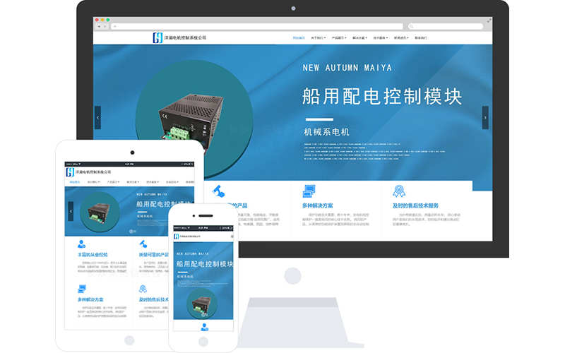 电机控制系统企业网站名称_电机控制系统企业网站名称整站源码_响应式网页设计制作搭建